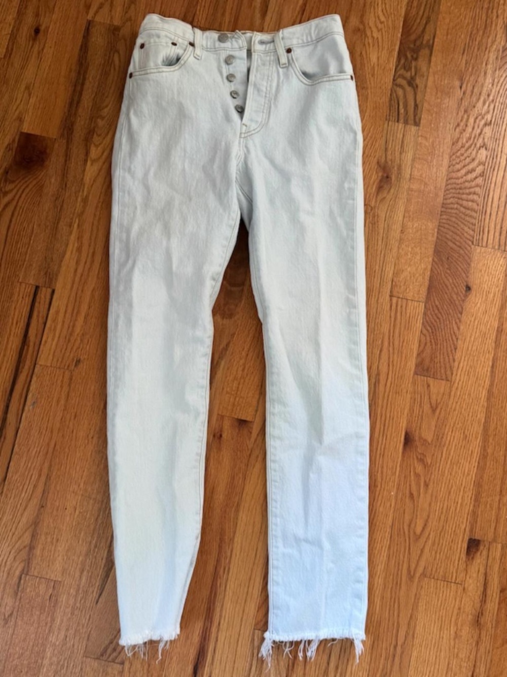 Levi's 501 Light Blue Skinny Jeans